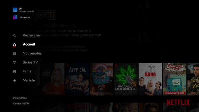 Découvrez l'interface Netflix sur Freebox Révolution